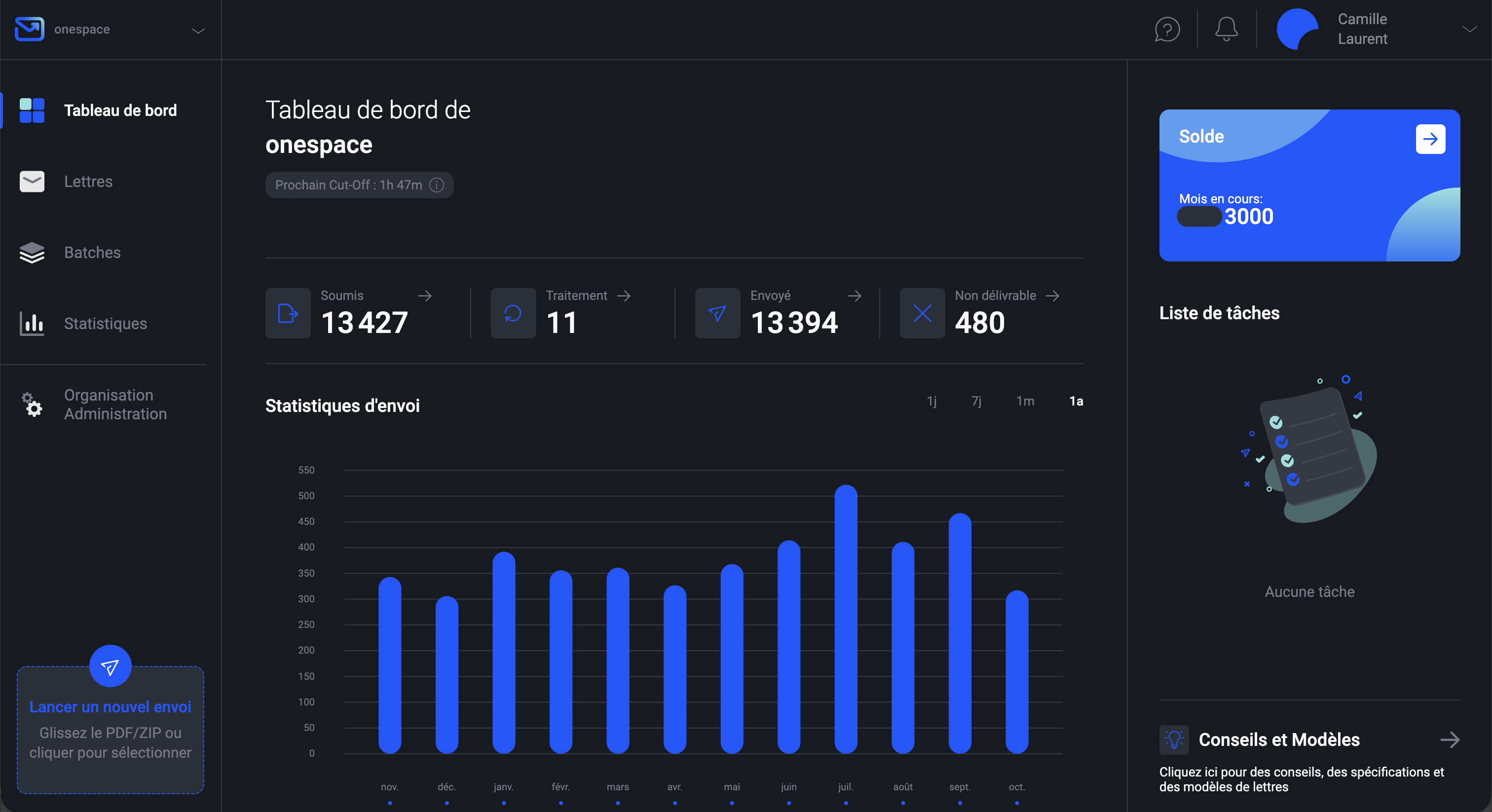 Pingen WebApp :Machine a affranchir