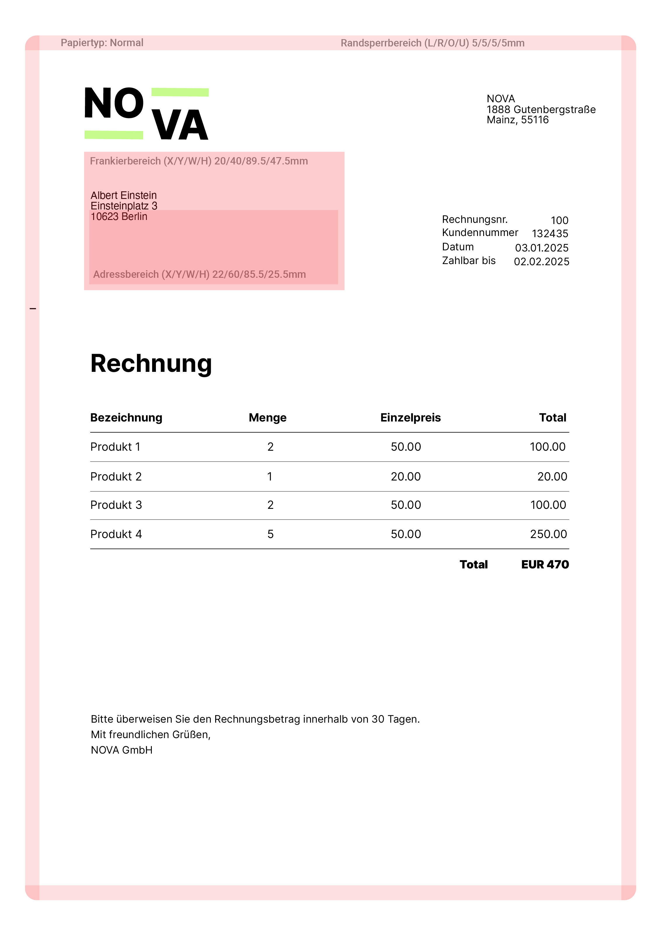 Dokumenten validierung Pingen