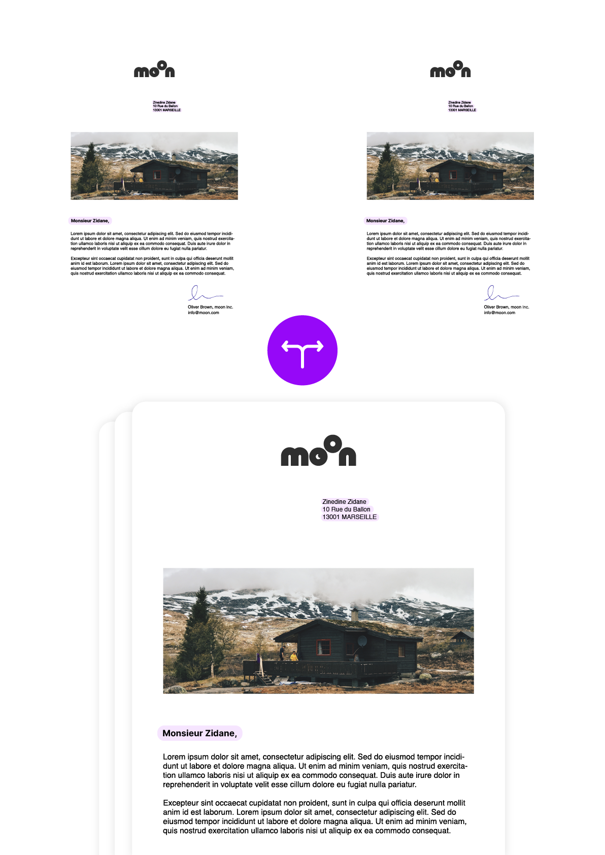 Fonction de fractionnement PDF séparant automatiquement les lettres en fichiers individuels