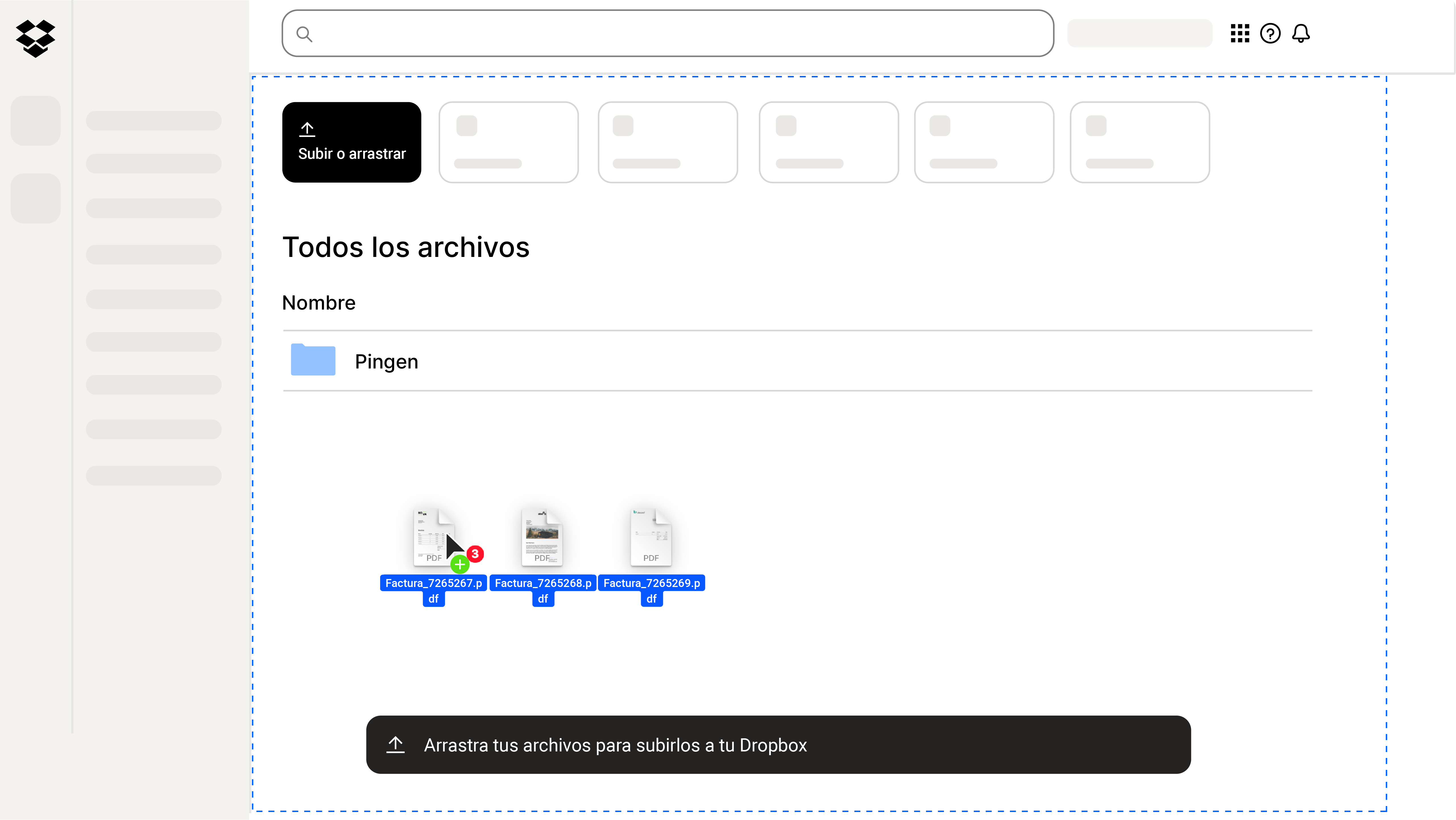 Pingen dropbox folder