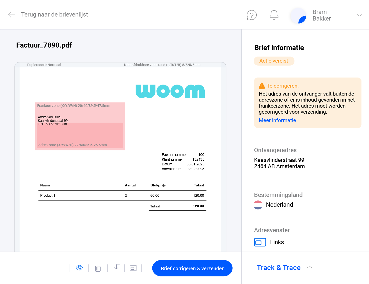 Briefindeling documentvalidatie Pingen webapp
